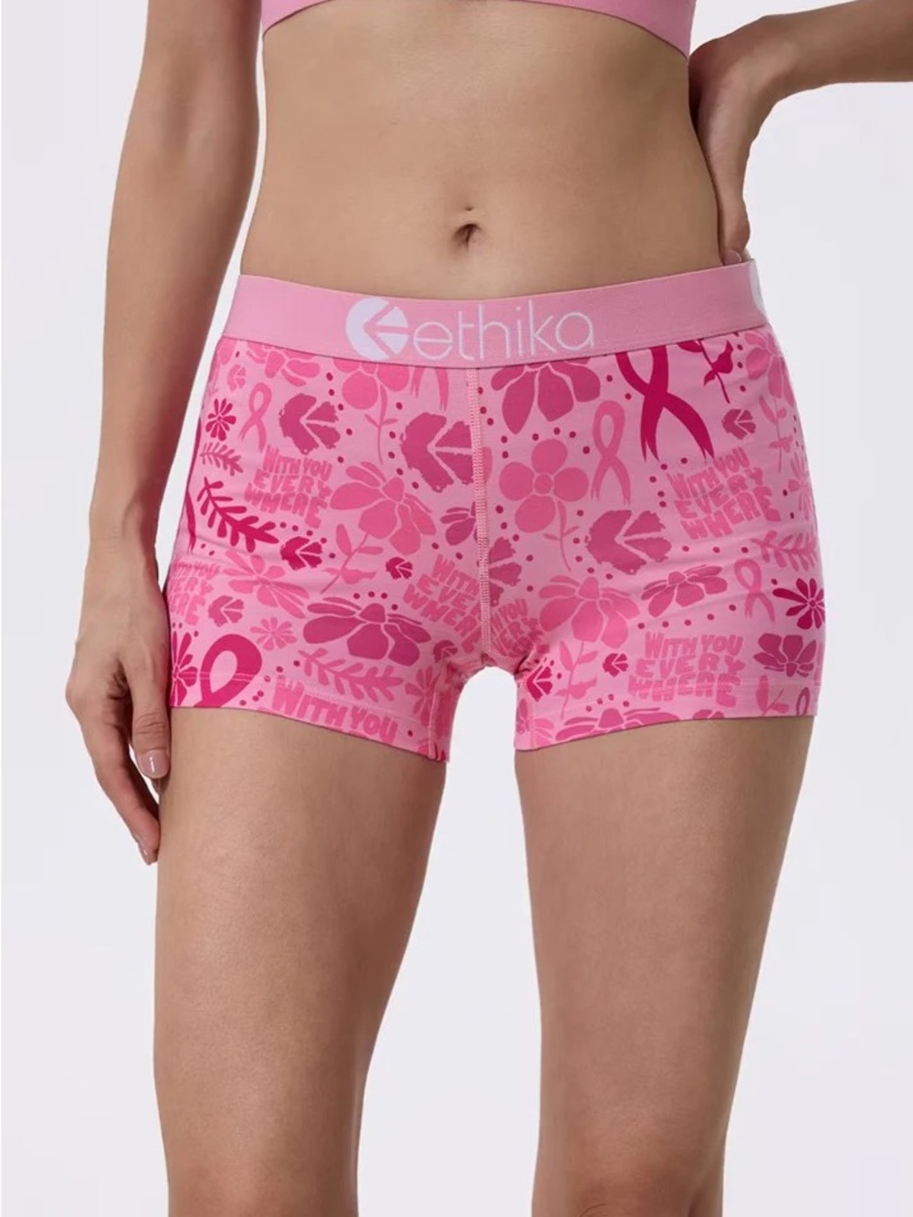 Ethika Courageous Blooms Staple Womens boy short